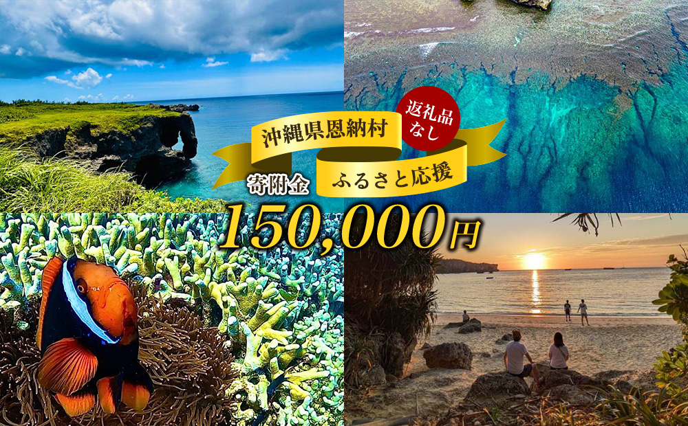 【返礼品なし】沖縄県恩納村ふるさと応援寄附金 150000円