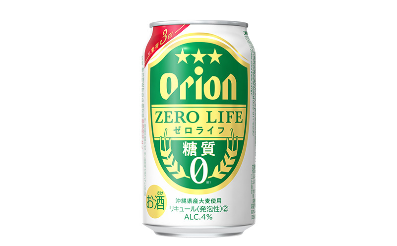 「オリオンビール」オリオンゼロライフ＜350ml×24缶＞計8400ml 糖質ゼロ 麦系 新ジャンル orion 味わい コク お酒 乾杯 国産 ギフト 地元 沖縄県 南国 くつろぎ 記念日 南国 お土産 送料無料 産地直送 屋外