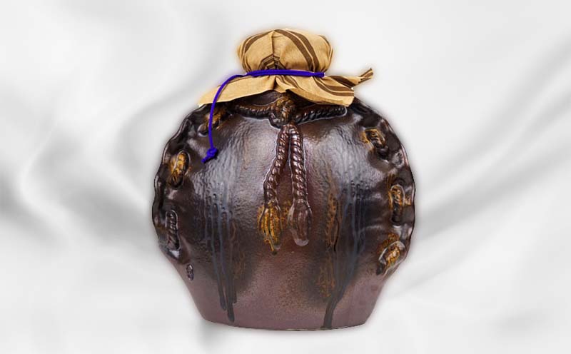 三升　龍巻壺【鋳込み】