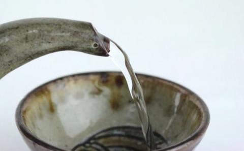 琉球泡盛「龍」 シュロ巻き三升壺　古酒43度&豆腐?(よう)モダン