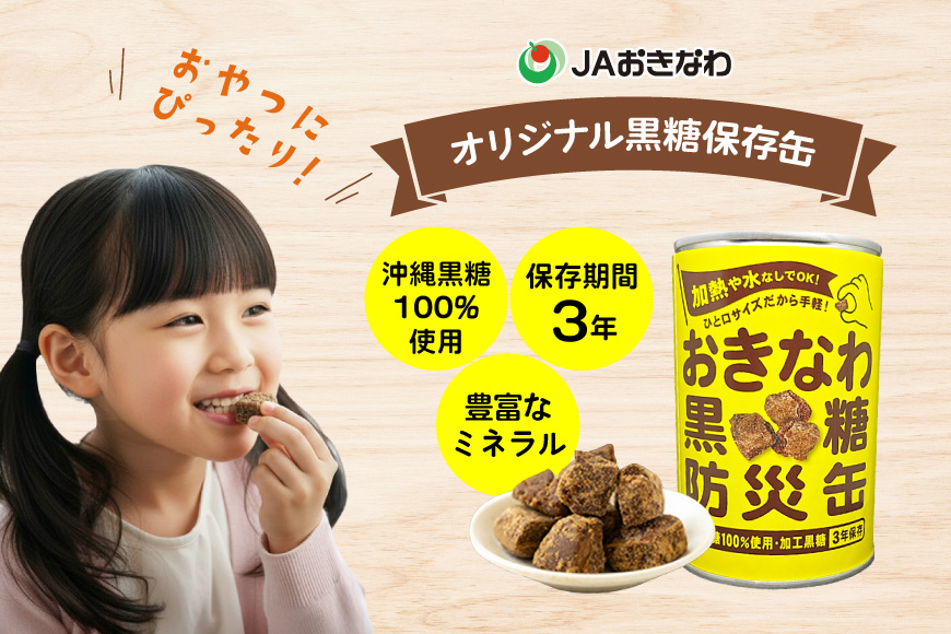 黒糖 おきなわ黒糖 防災缶 24缶 セット [沖縄ビエント 沖縄県 伊江村 ie47bix880001] 黒砂糖 沖縄 お菓子 おやつ防災 防災食 非常食 常備 常備食 災害 ローリングストック