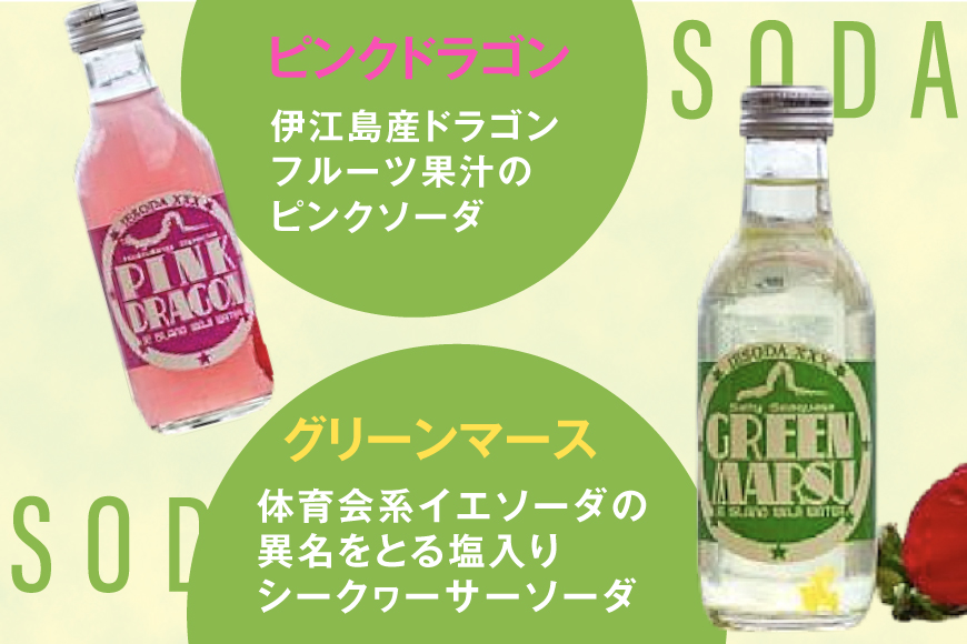 ソーダ 告白飲料 イエソーダ 8本セット [伊江島物産センター 沖縄県 伊江村 ie47bde210011] 炭酸 シュワシュワ 清涼飲料 クラフトソーダ ジュース サイダー