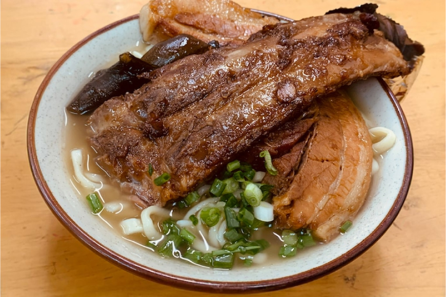 沖縄そば ソーキそば 食べ比べ 5食セット [味の店にしんすに 沖縄県 伊江村 ie47bde270002] ソーキ 沖縄 okisoba そば愛 元祖 専門店 そーき 美味しい