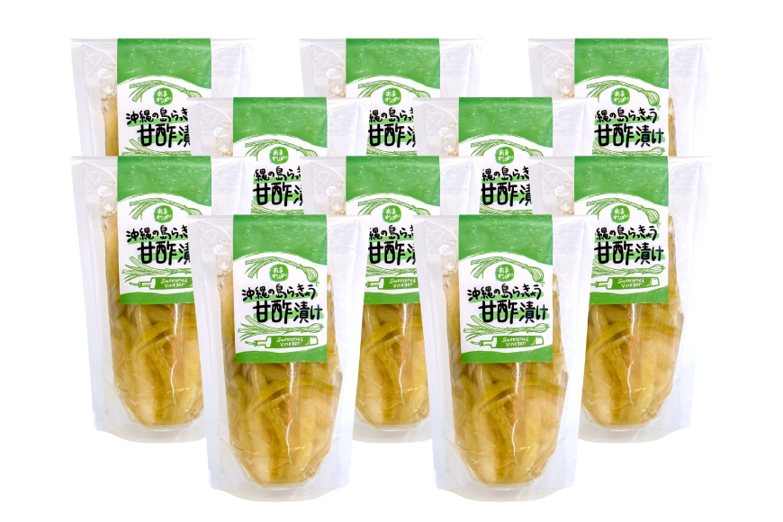 らっきょう 島らっきょうの甘酢漬け 100g 10個 [NOGUS 沖縄県 伊江村 ie47bde420001] 島らっきょう 甘酢漬け