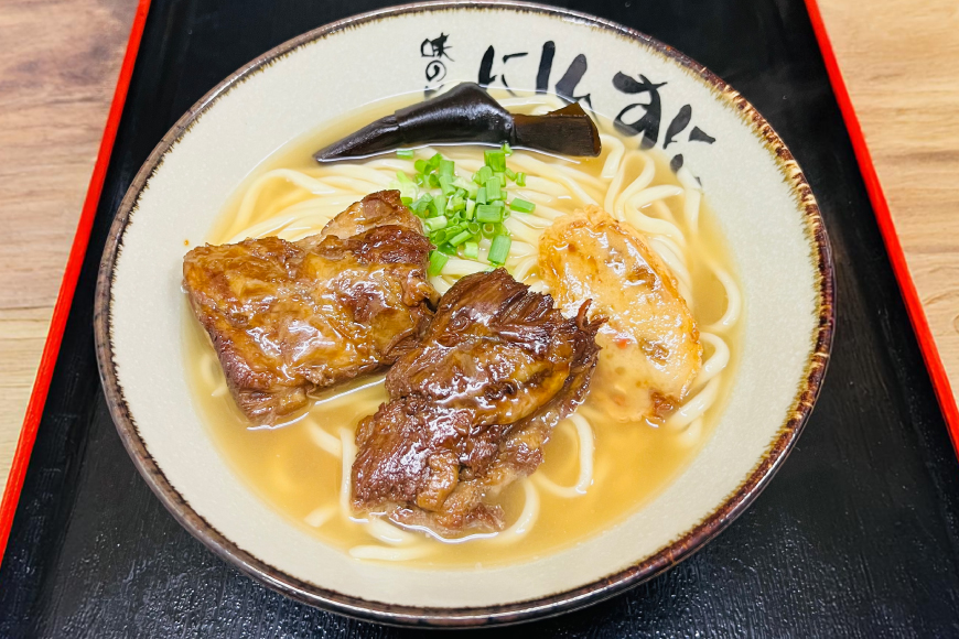 沖縄そば ソーキそば 食べ比べ 5食セット [味の店にしんすに 沖縄県 伊江村 ie47bde270002] ソーキ 沖縄 okisoba そば愛 元祖 専門店 そーき 美味しい