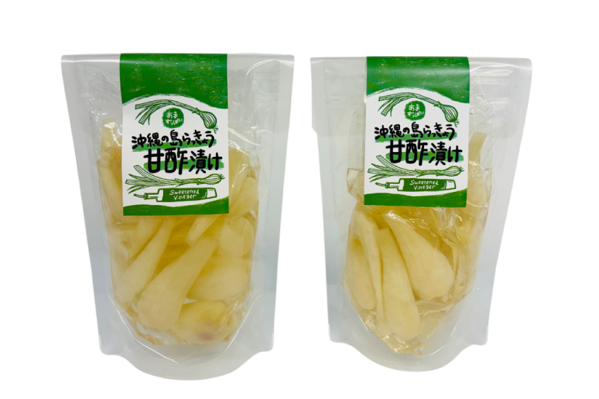 島らっきょう 沖縄 甘酢漬け 100g 2個 セット [NOGU's  沖縄県 伊江村 ie47bde420011] らっきょう おつまみ 伊江島