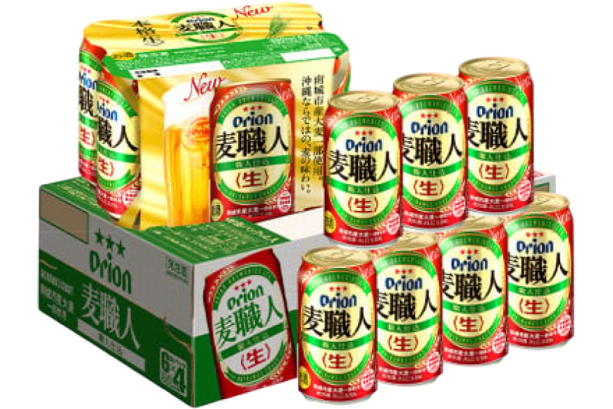 ビール オリオンビール オリオン 麦職人 350ml 24本 Alc.5.5% [ぷちSHOPマルイストアー 沖縄県 伊江村 ie47bdr350006] 発泡酒 350