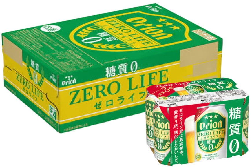 ビール オリオンビール 糖質ゼロ 麦系新ジャンル オリオン ゼロライフ 350ml 24本 Alc.4% [ぷちSHOPマルイストアー 沖縄県 伊江村 ie47bdr350007] 発泡酒 350