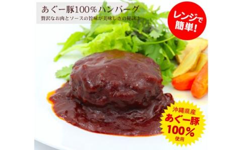 【オキハム】あぐー豚100％ハンバーグ（６個入）