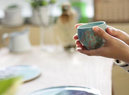 珊瑚シリーズ フリーカップ【オーシャンブルー】