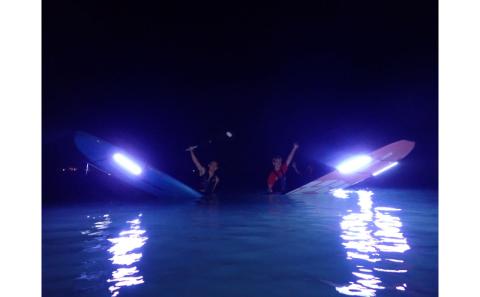 【ハレタオーシャンサポート】夜遊び【サンセット＆ナイトSUP】2名様