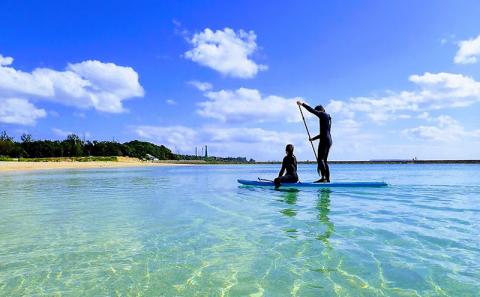 【ハレタオーシャンサポート】初めてのSUPにチャレンジ【SUP体験コース】2名様