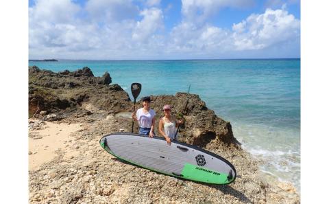 【ハレタオーシャンサポート】沖縄の海を満喫！【SUP体験＆シュノーケリング】2名様
