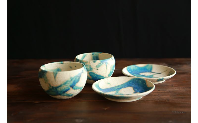 【志陶房】ボウル（小）・プレート12　各2個セット