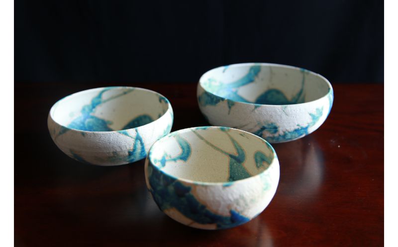 【志陶房】サラダボウル（大・小）とボウル（中）入れ子セット