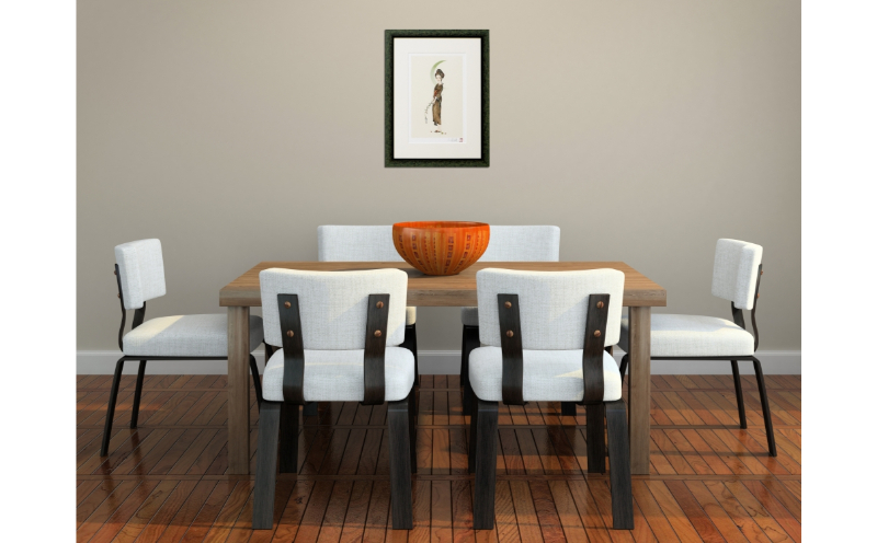 【名嘉睦稔】リトグラフ作品「蕾(チブミ)」