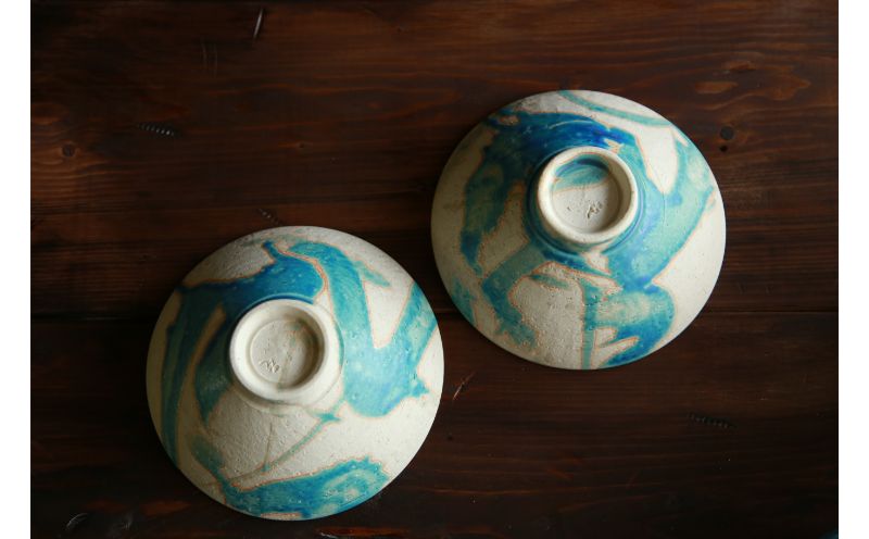 【志陶房】5寸V鉢２個セット