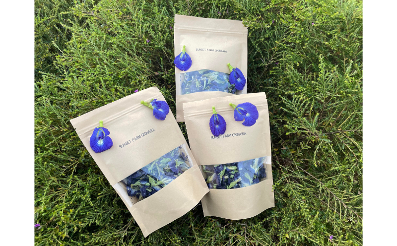 【SUNSET FARM OKINAWA】オーガニックバタフライピー(10g入り)x3袋