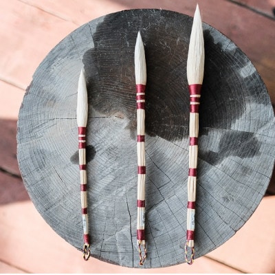 琉球アダンの筆(中)桐箱入り