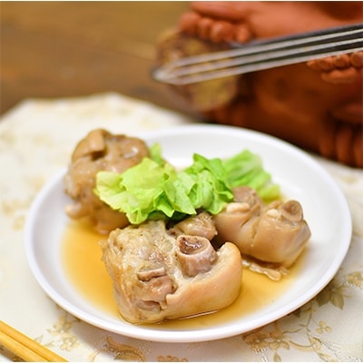 てびち(豚足)の煮つけ　3個入り×4袋【配送不可地域：離島】