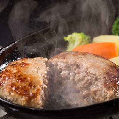 沖縄県産黒毛和牛とあぐー豚を100%使用したこだわりのジューシーハンバーグ100g×6個【配送不可地域：離島】