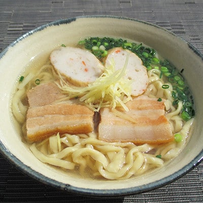 【郷土の伝統の味】自家製麺　沖縄そばミックス6食セット(三枚肉そば×3、ソーキそば×3)【配送不可地域：離島】