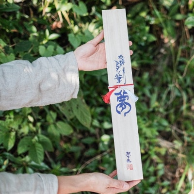 琉球アダンの筆(極小)桐箱入り