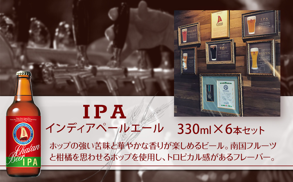 【ふるさと納税】チャタンビール IPA6本セット｜地ビール クラフト 限定ビール