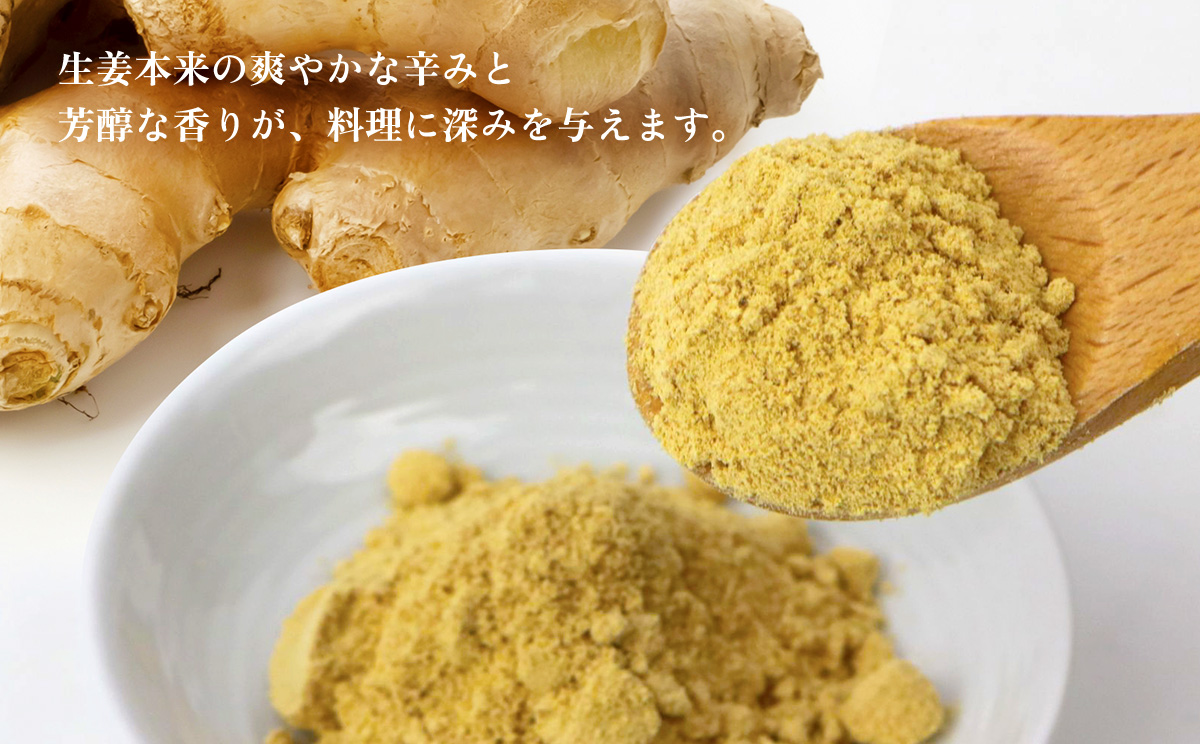【きたなか荘】しょうがパウダー 40g×4袋 しょうが パウダー ジンジャー しょうが湯 生姜 粉末 調味料 弁当 家庭料理 温かい飲み物 簡単 料理 手軽 お取り寄せ 調味料 安心 安全 おきなわ 沖縄 北中城村