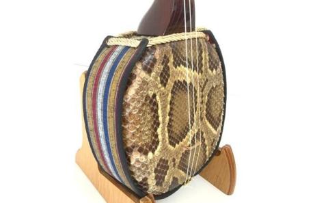 【米須三線店】沖縄三線 紫檀 本張り