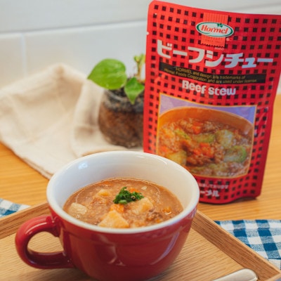 【沖縄ホーメルお試しセット】ベジタルポークシチュー＆ビーフシチューの食べ比べ 各種2パック