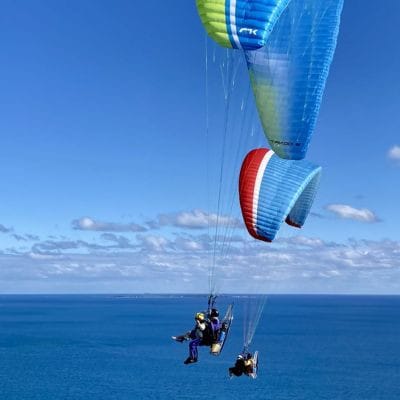 沖縄でモーターパラグライダー!体験チケット(1名様)(所要時間:約20分)