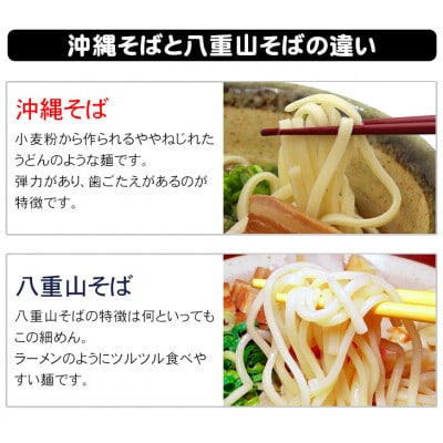 沖縄そば食べ比べ10食セット(沖縄そば5食・八重山そば5食)