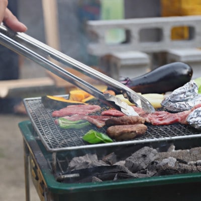 リブロース 沖縄のBBQ用 味付け牛肉(甘タレ)1kg【配送不可地域：離島】