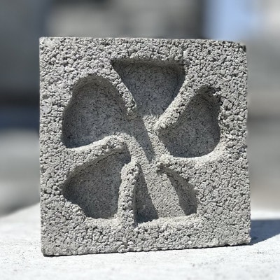 【沖縄伝統工芸】花ブロック ミニ6個セット(約10cm/職人手作り)