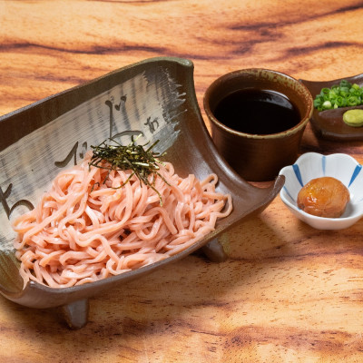 【太生麺の冷やしそば】ちょーでーぐぁ 彩り生麺 イカスミ・ウメ・アーサ 3食セット【配送不可地域：離島】