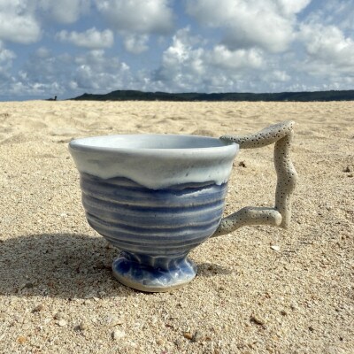 やちむん さんご礁カップ2個セット