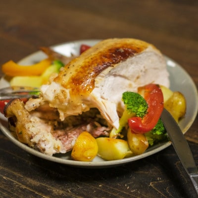 〈クリスマス限定〉まちだチキン1羽(1.0kg～1.2kg)鶏の丸焼き ローストチキン【配送不可地域：離島】