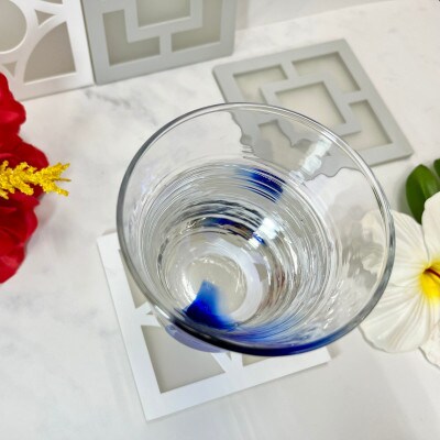 《花ブロック》コースター2個 雑貨 伝統工芸品