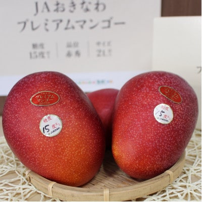 【2026年6月から順次発送】糖度15度以上!JAおきなわが厳正したプレミアムマンゴー4玉【配送不可地域：離島】