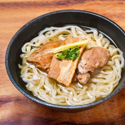 自家製生麺 ちょーでーぐぁの年越しすば 3食セット 細麺タイプ(本ソーキ/軟骨ソーキ/三枚肉付き)【配送不可地域：離島】