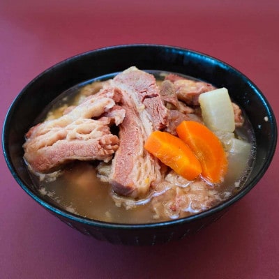 【沖縄の郷土料理】地元で愛される呉屋ストアーの牛汁 30人前(1人前450g)【配送不可地域：離島】