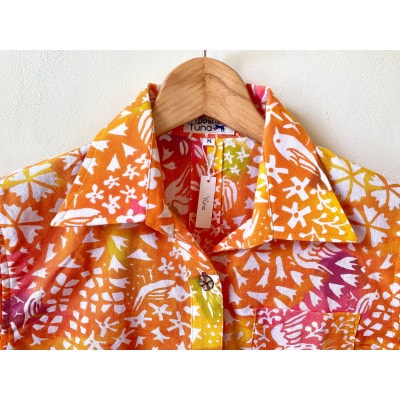 【セミオーダー】Doucattyコラボ・手捺染シャツ(花鳥)