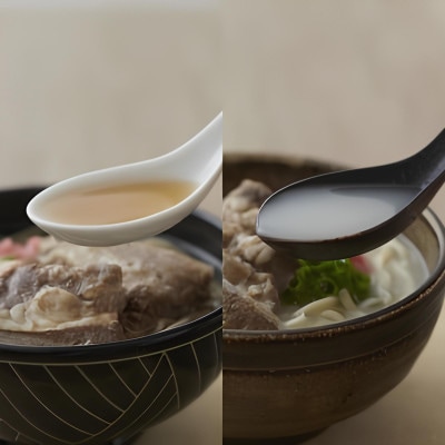 【沖縄そば金太郎】軟骨ソーキそば 8食セット(とんこつ4食・かつお4食)【配送不可地域：離島】