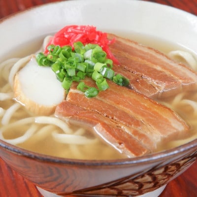 そば処きくや　沖縄そば10食セット(三枚肉×5、軟骨×5)【配送不可地域：離島】