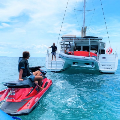 【与那原マリーナ発】沖縄ラグーンヨットチャーター DAYチャーター5名様プラン(約6～7時間)