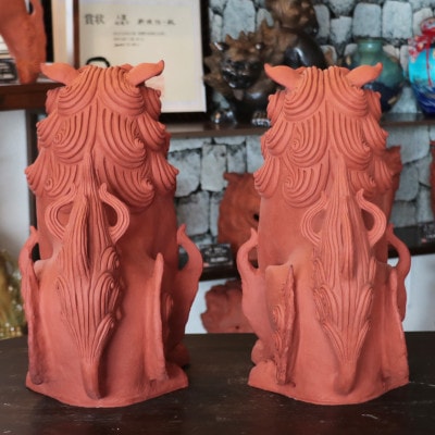 「魔除け獅子」金剛シーサー 作 新垣信一