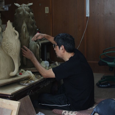 屋根用シーサー1体(シン韋駄天)