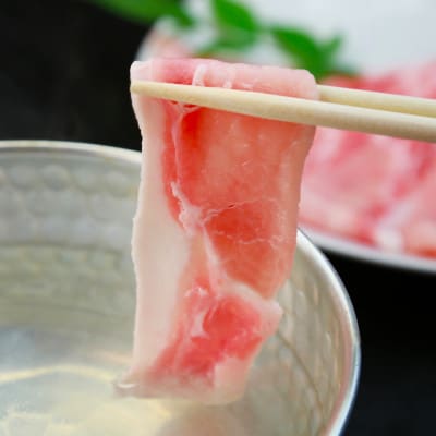 【お歳暮ギフト・無地熨斗】パイナップルポーク しゃぶしゃぶ バラ＆ロース食べ比べ 合計800g【配送不可地域：離島】