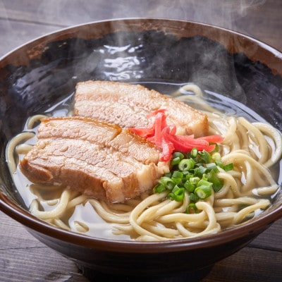 宮良そば もちもち生麺のラフテーそば 8食セット(特製スープ付き)【配送不可地域：離島】